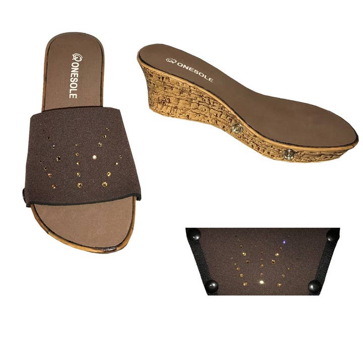 *Casual Cork with Swarovski Topaz Crystal Spray Set* for wholesale by Onesole