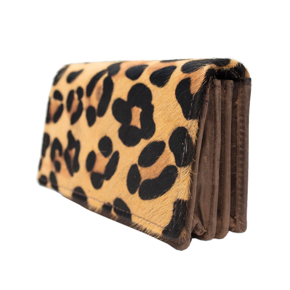 Arrigo - Wholesale Wallet - Women's - Dark Brown Leather Ladies Wallet - Animal Print - Arrigo16
