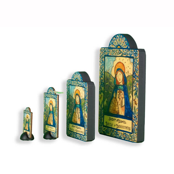 Lynn Garlick Retablos - Wholesale Painting/Drawing - St Abigail - Bees and Bee Keepers2