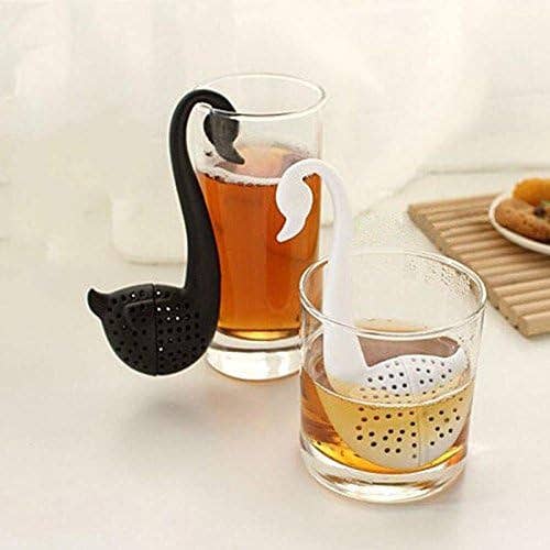Magnifique Hearts - Wholesale Theevergiet/infuser - Elegante theefilter in zwaanvorm met zeef en infuser2