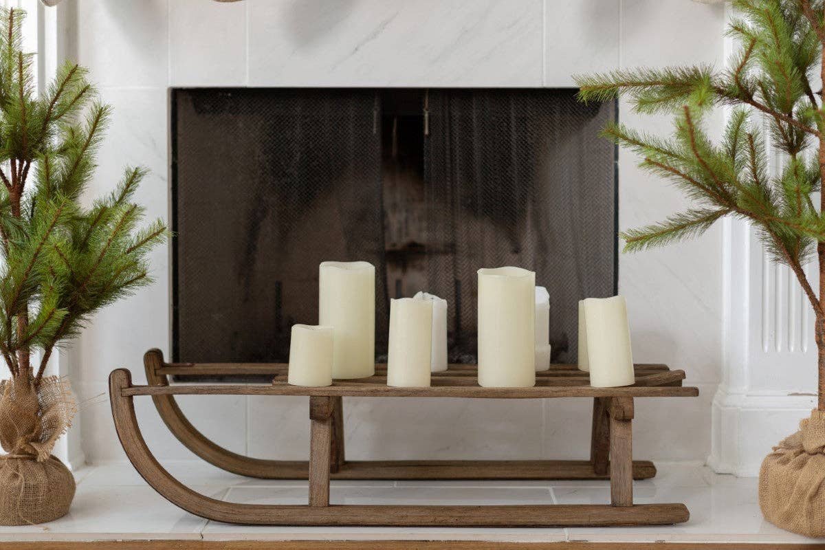 etúHOME - Wholesale Christmas Decoration - Found Wood Sled6