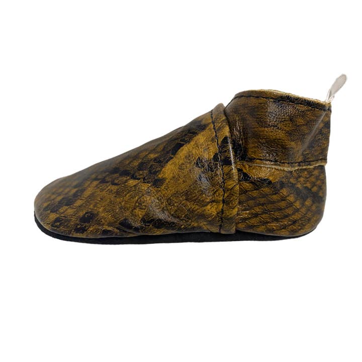 BabySteps - Wholesale Booties - Baby - Brown Cobra Baby Shoes
