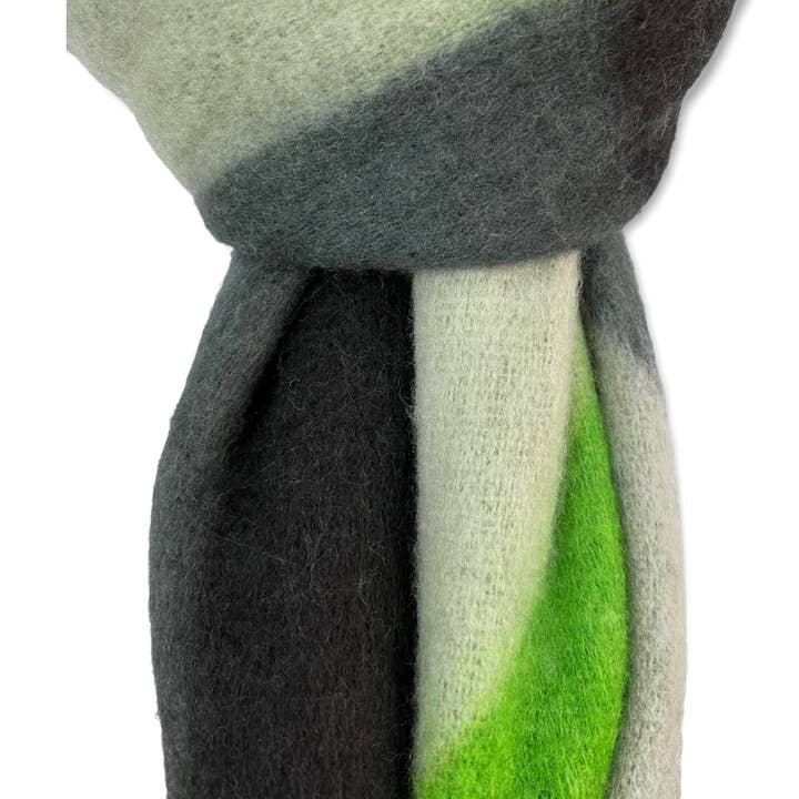 Lili Scarves (US Duty Free) - Wholesale Scarf - Women's - Soft Abstract Winter Scarf with Braided Tassels5