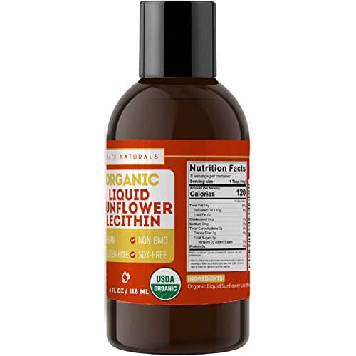 Kate Naturals – Engroshandel Protein-/superfoodpulver – Økologisk solsikkelecithin væske