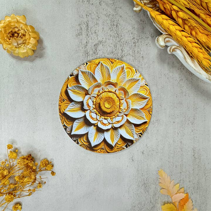 Candles Meta - Wholesale Coasters - Boho Decorative Coasters for Cups Mugs Beverage Bar Coaster9