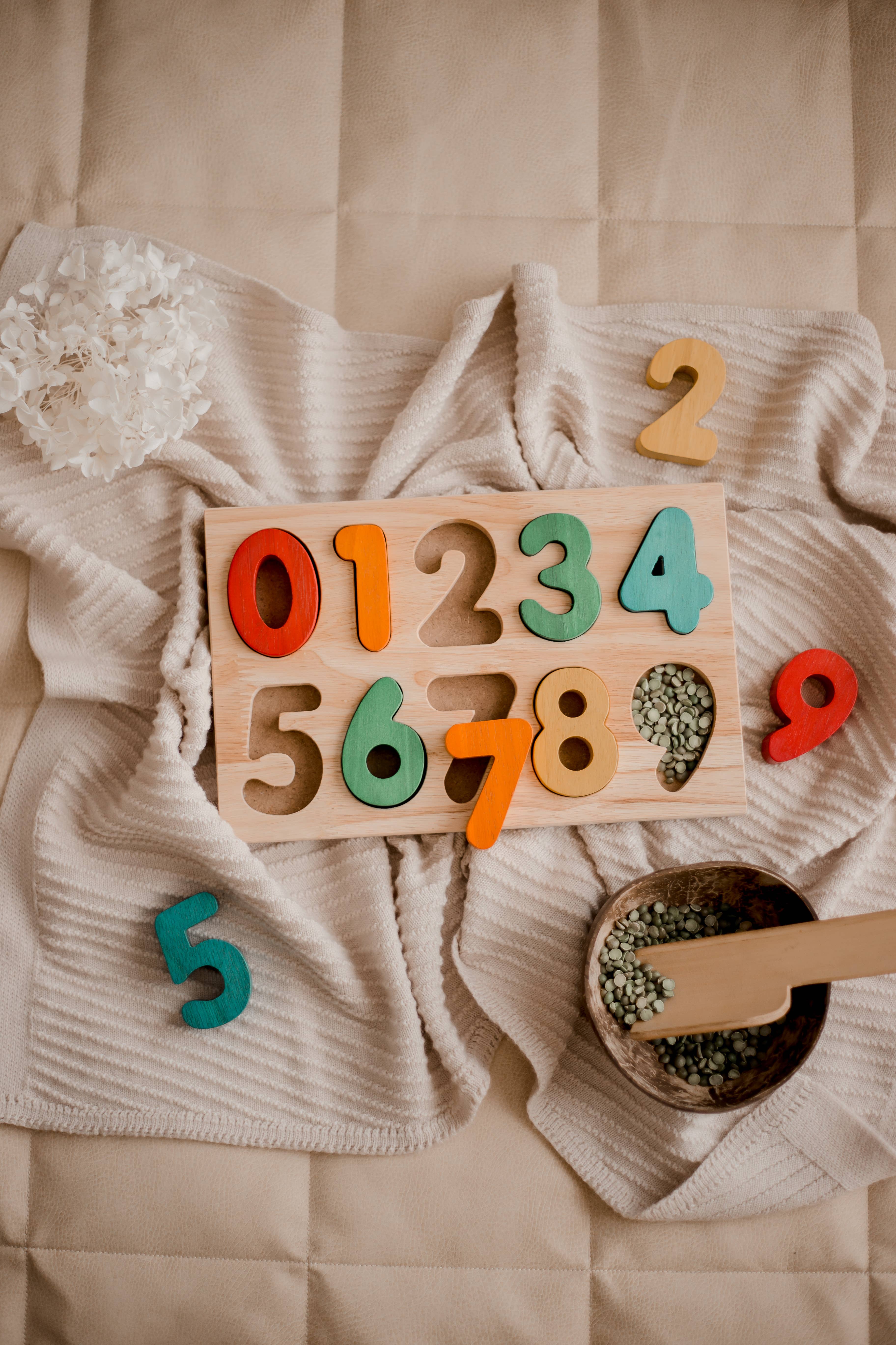 Q Toys - Wholesale Puzzel - Kinderen - Cijferpuzzel met verhoogde cijfers voor jonge kinderen4