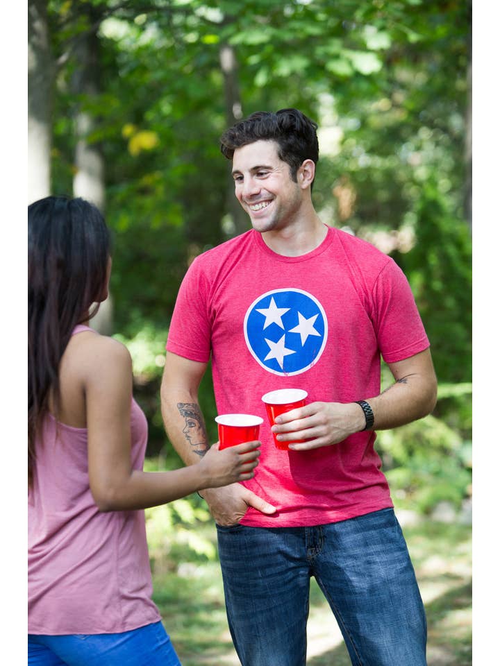 Tennessee Flag | Vintage Distressed Effect Tennesseean Volunteer State T-shirt for wholesale on Faire3