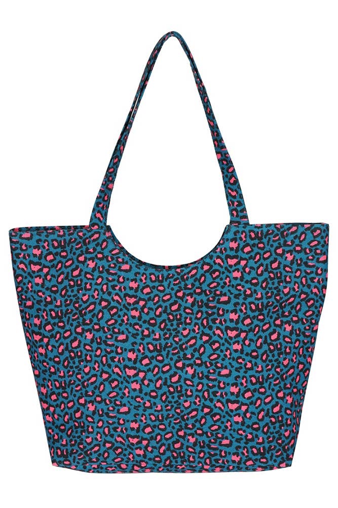 Hana - Vente Tote bag – femme - Sac cabas motif léopard2