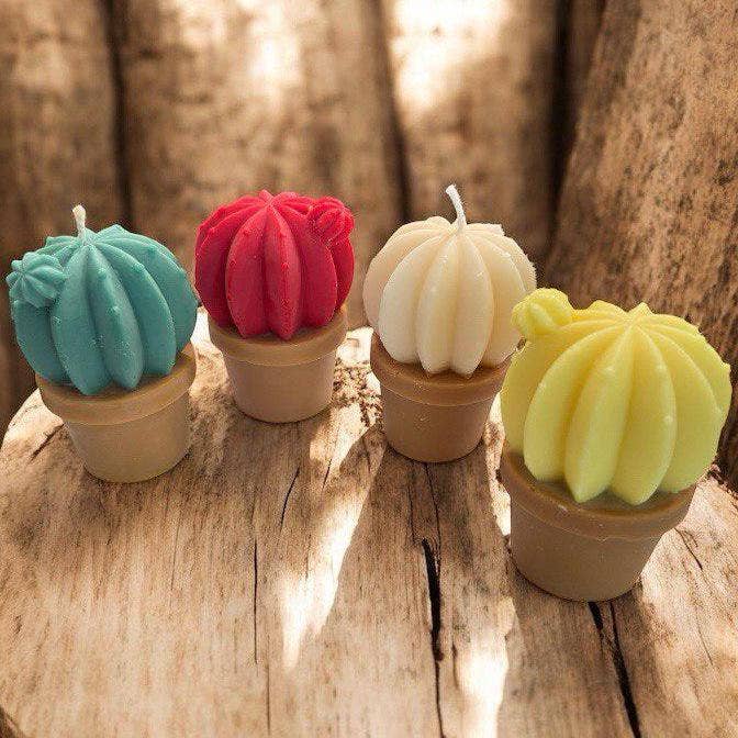 Karly’s Candles - Wholesale Novelty candle - Mini Cactus Candle: Soy Wax Succulent, Plant Lover Gift7