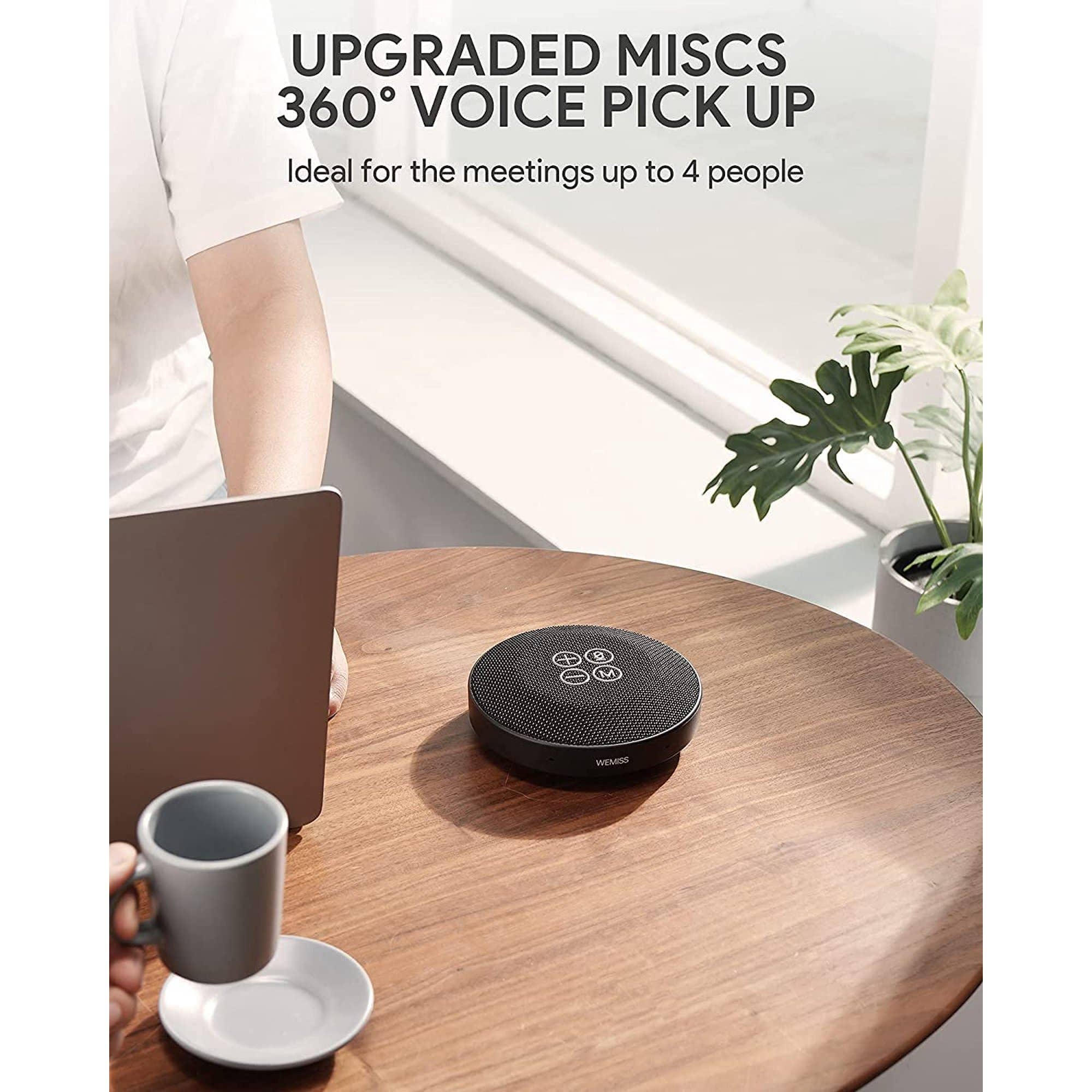 Above Edge - Wholesale Speakers - Bluetooth 5.1 Conference Speaker 360°Enhanced Voice Pickup A3