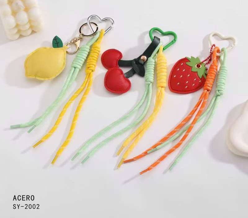 Nola by bijusol - Wholesale Keychain - Women's - Fruit-Themed Keychains with Tassels 20020