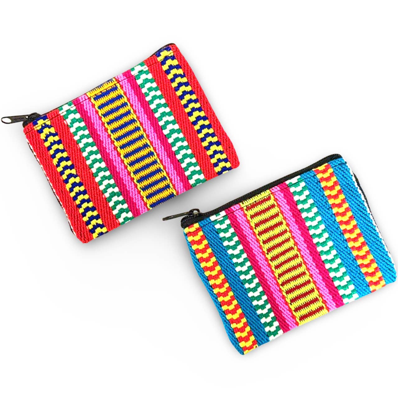 Sanyork Fair Trade – wholesale Coin purse – Women’s – Artisan Handcrafted Geometric Pattern Coin Purse 3" x 4" Zip1