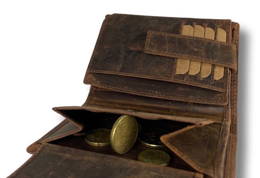 Arrigo - Wholesale Wallet - Men's - Men Wallet Buffalo Leather - Billfold - RFID - Arrigo6