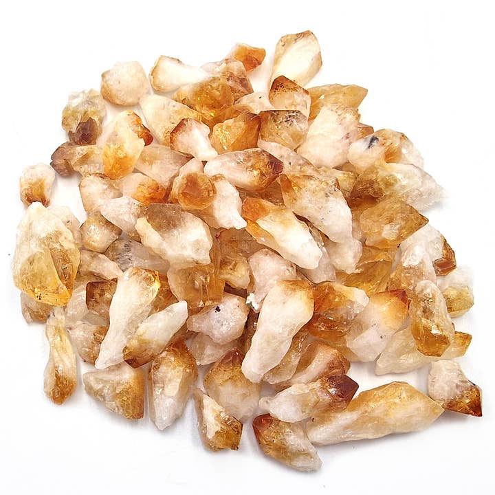 Citrine Points teeth 100grams for wholesale by Shamans Crystal