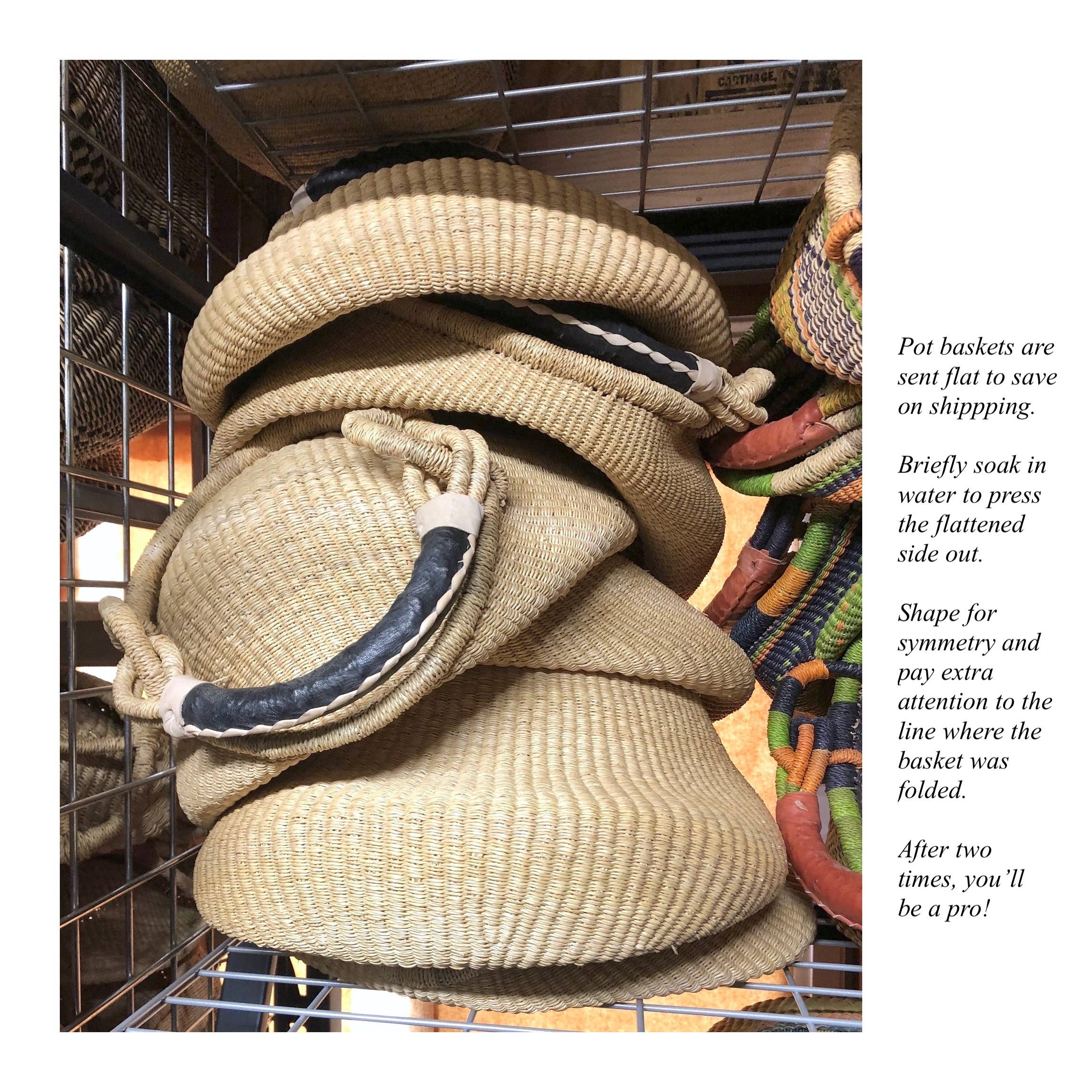 Ti-a Woven Goods - Wholesale Plant Pot - Bell-Shaped Basket / Plant Holder14