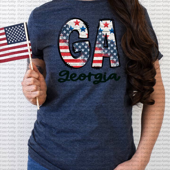 GA, Georgië voor wholesale door Ashley Marie Creations