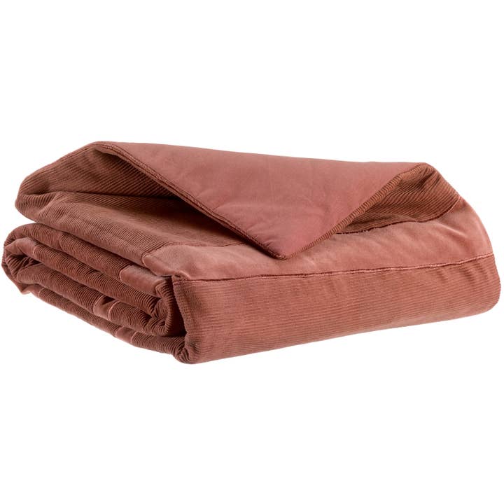 Fara Rosewood, geribbeld dekbed van 85 x 200 voor wholesale door Maison Vivaraise & La Cerise sur le Gâteau