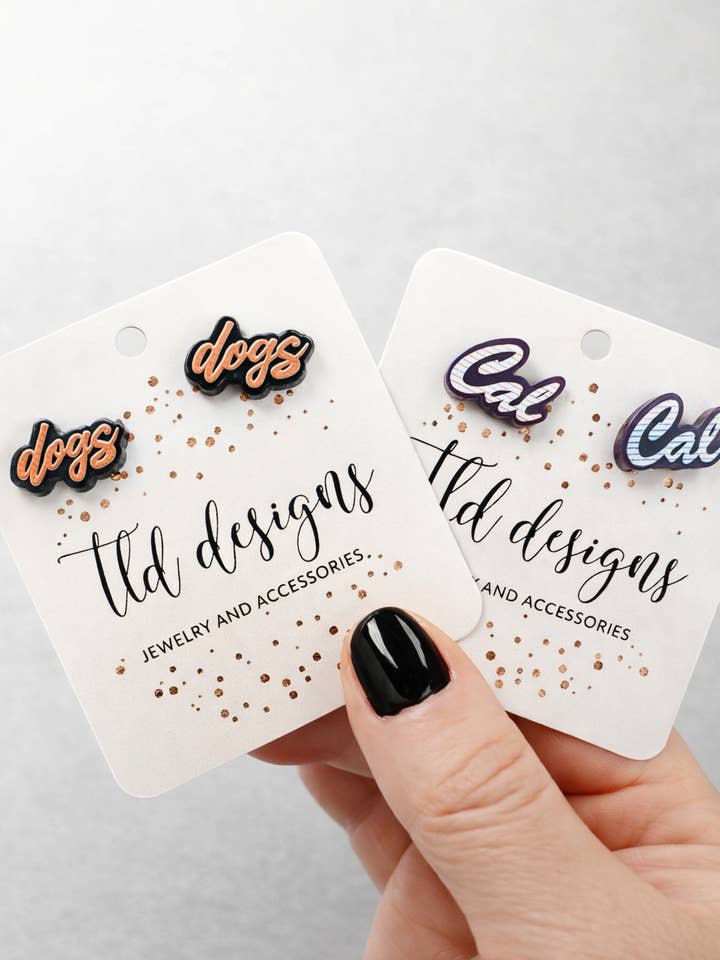 Gameday Studs for wholesale by TLD Designs