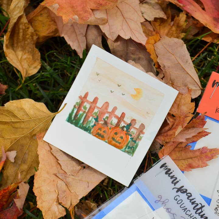 Lavender Chai Co. - Wholesale DIY craft kit - Mini Painting Kit Bundle- Spooky Season4