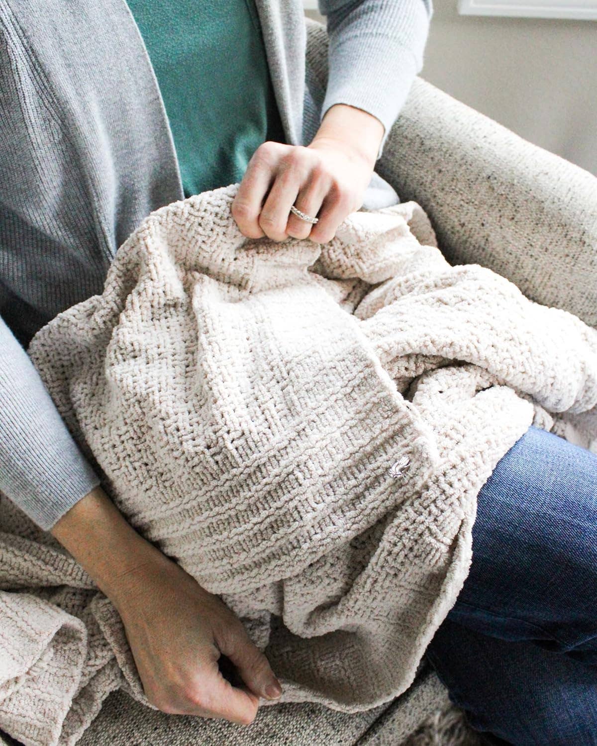 Comforting Keepsakes - Vente Plaids - Châle de prière de soutien émotionnel en chenille7