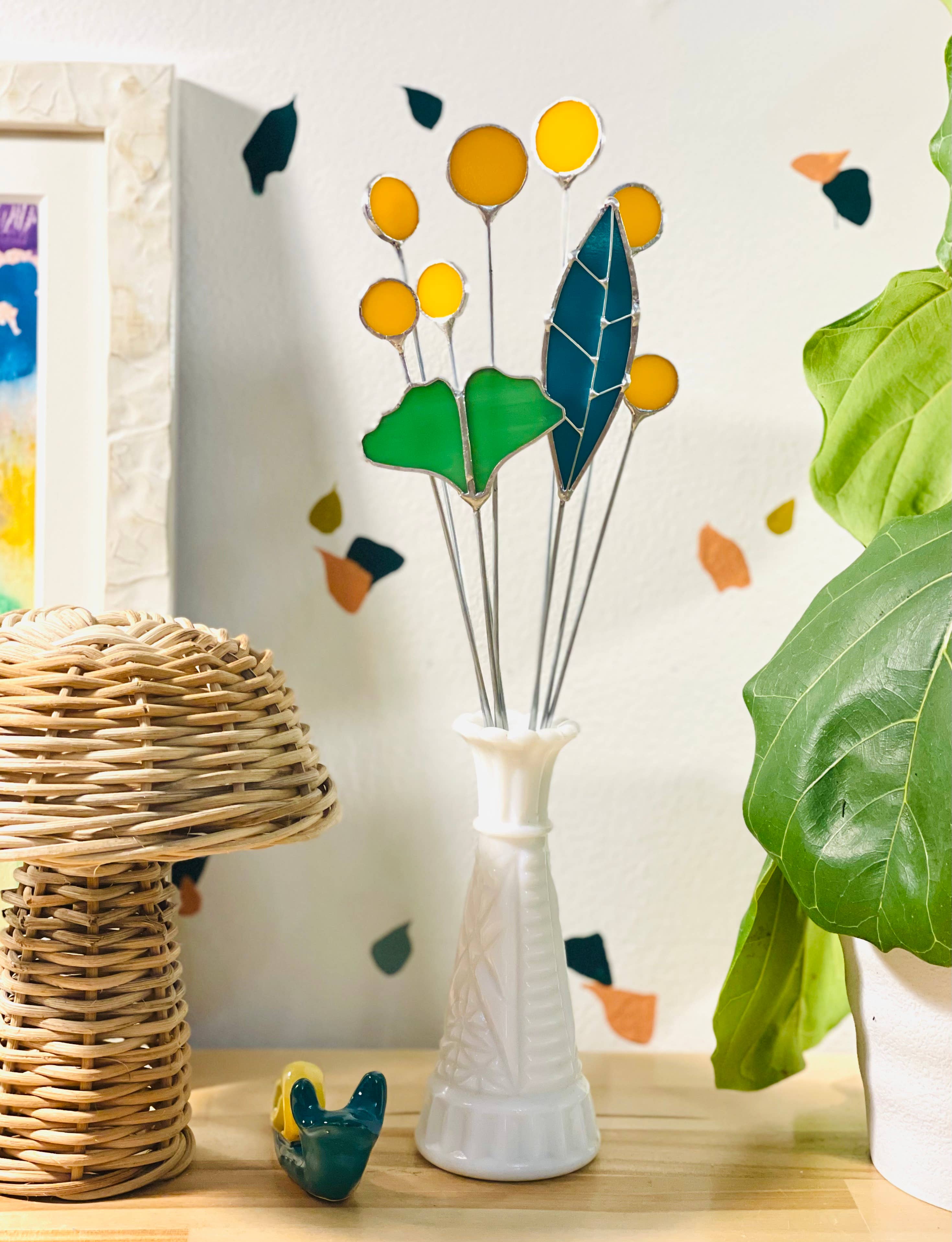 Samara Designs Studio - Wholesale Artificial Flowers - Glass Billy Button Set4