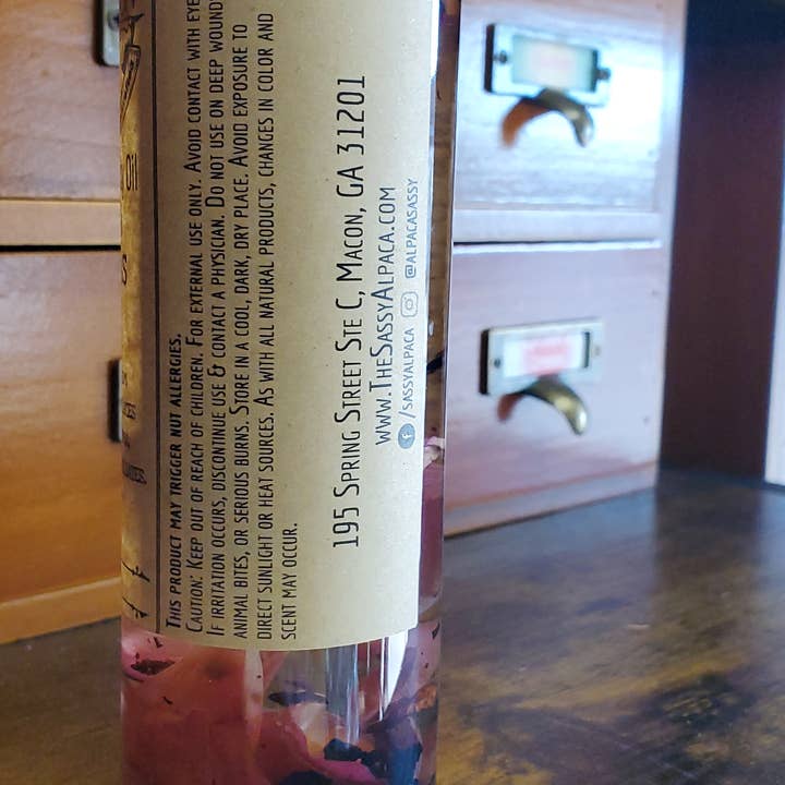 The Sassy Alpaca - Wholesale Bath/Body Oil - Herb Infused Body Oil2