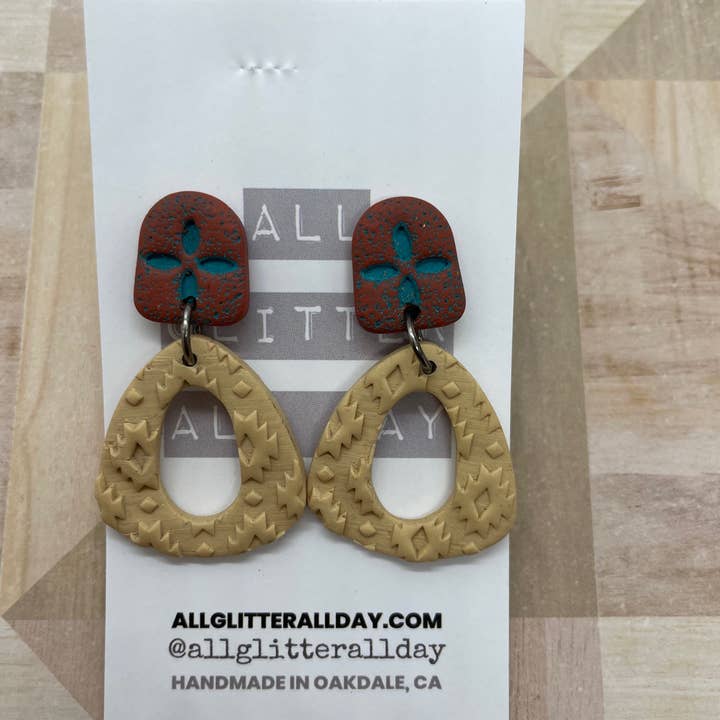 All GlitterAll Day - Wholesale Dangle Earrings - Southwest boho dangle earring 0