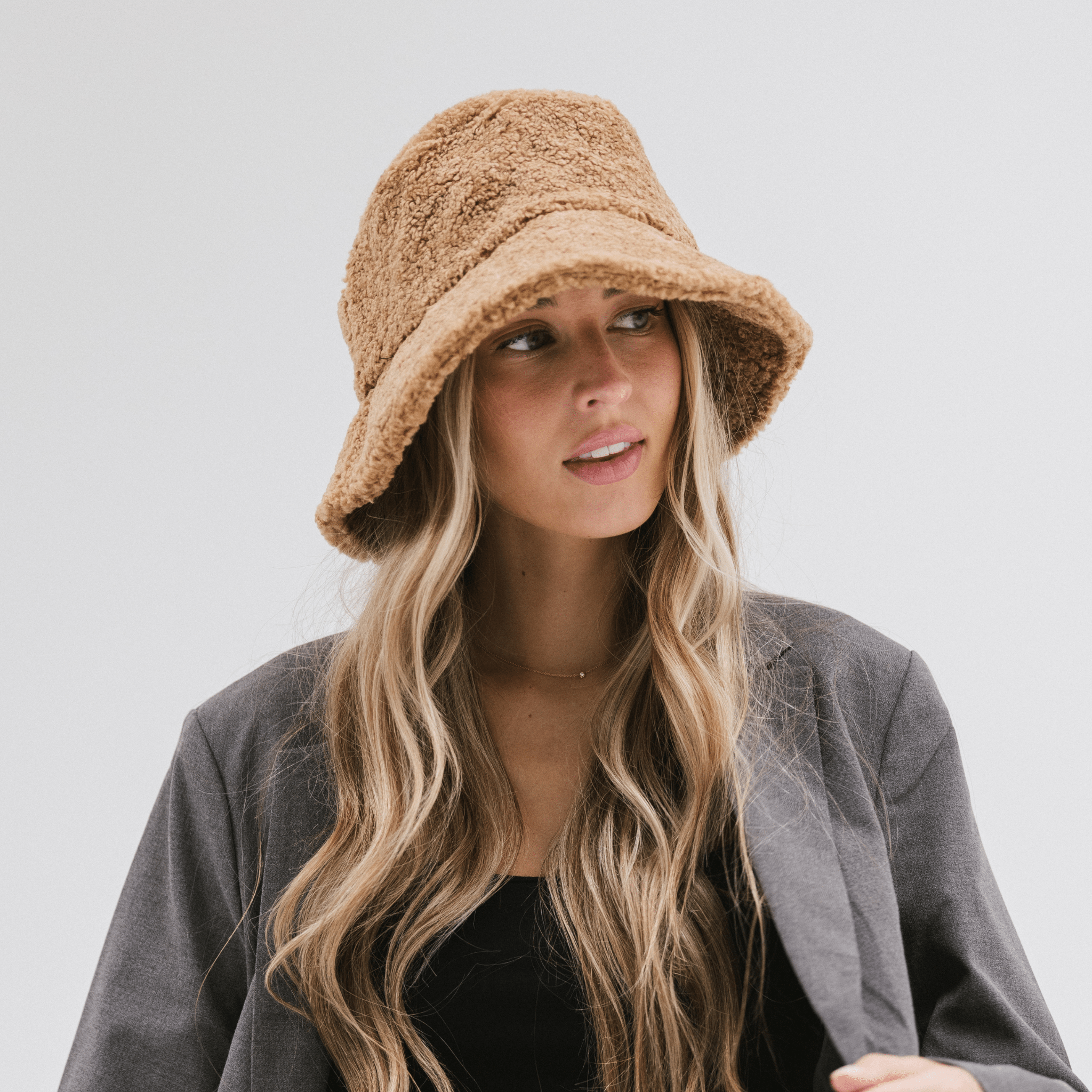 Gigi Pip - Wholesale Bucket Hat - Women's - Jackson Sherpa Bucket Hat8