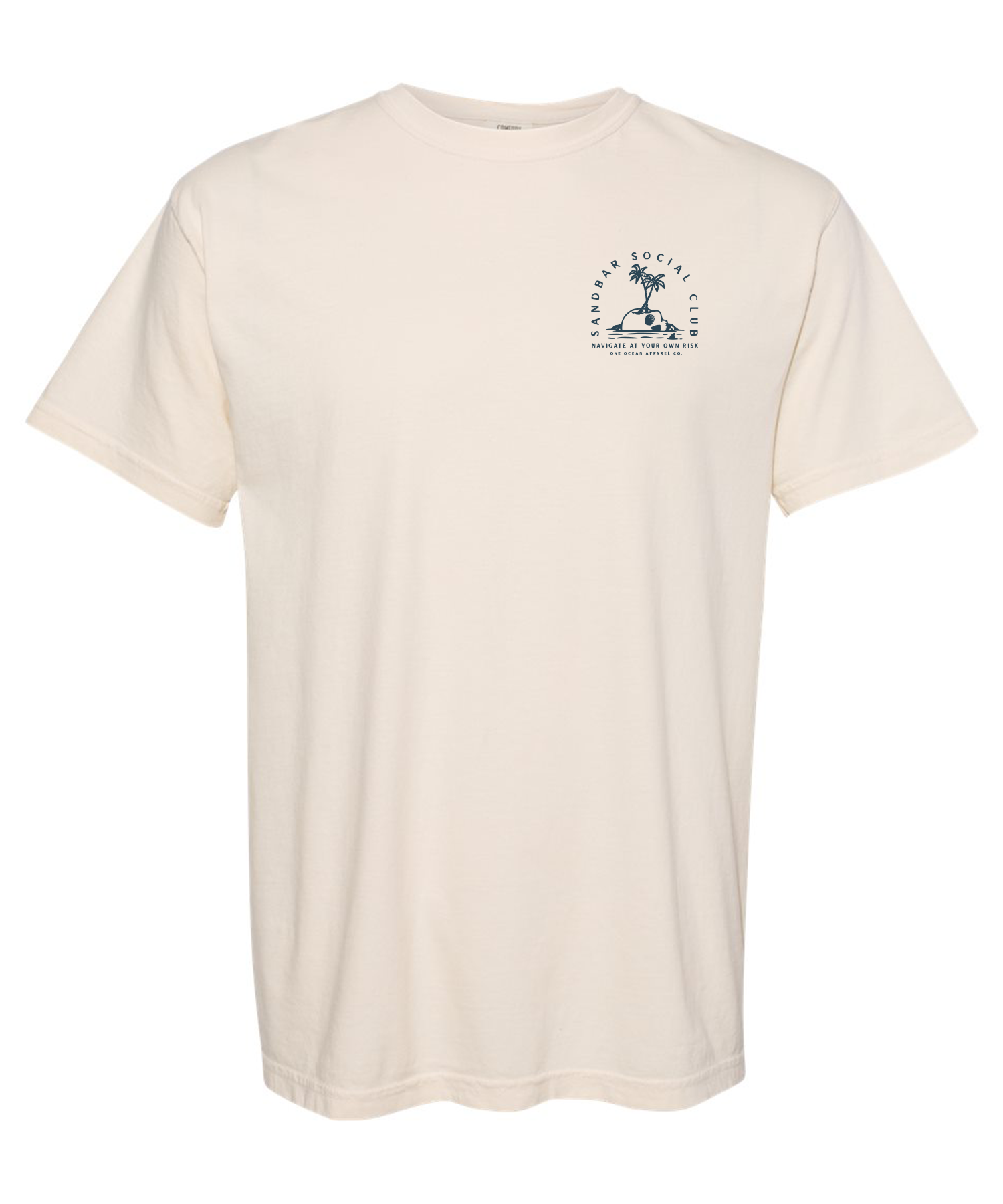 One Ocean Apparel Co.. - Wholesale Screen Printed T-Shirt - Men's - Sandbar Social Club Mens T- Shirt1