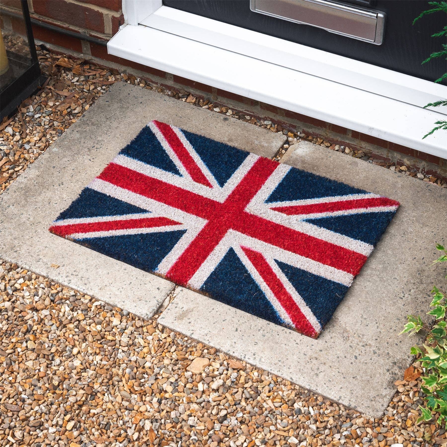 Rinkit Ltd – wholesale Door mat – Nicola Spring Non-Slip Coir Door Mat - 60 x 40cm - Union Jack2