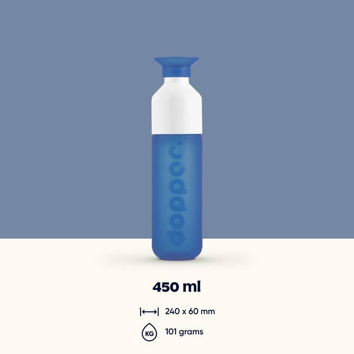 Dopper - Wholesale Water Bottle - Dopper Original Reusable Water Bottle Pacific Blue 450ml1