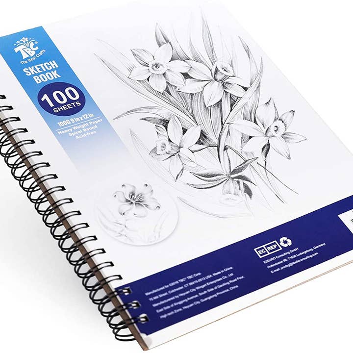 TBC skissbok - 100 ark 9 x 12" för wholesale av MRZ Wholesale