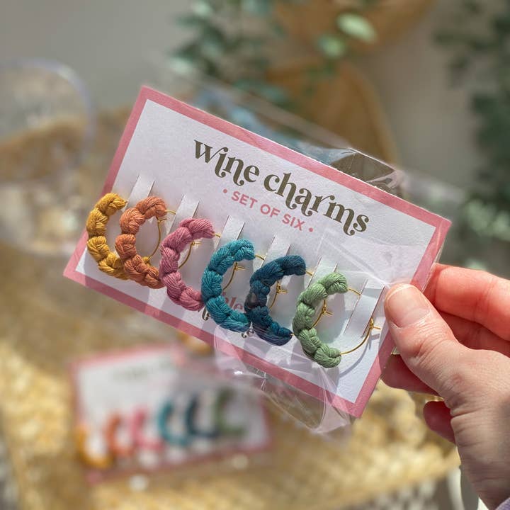 Ashley's Macrame - Wholesale Wine Charm - Macrame Wine Charm Sets
