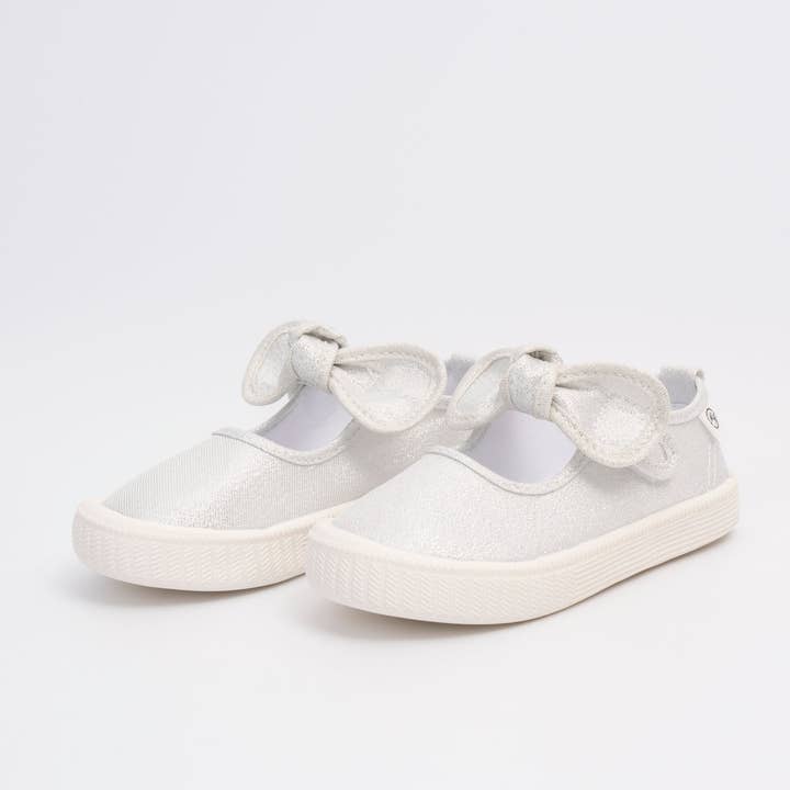 Marie Nicole Clothing - Wholesale Lifestyle Sneakers - Kids - Girls' Sparkly Bow Mary Jane Sneaker
