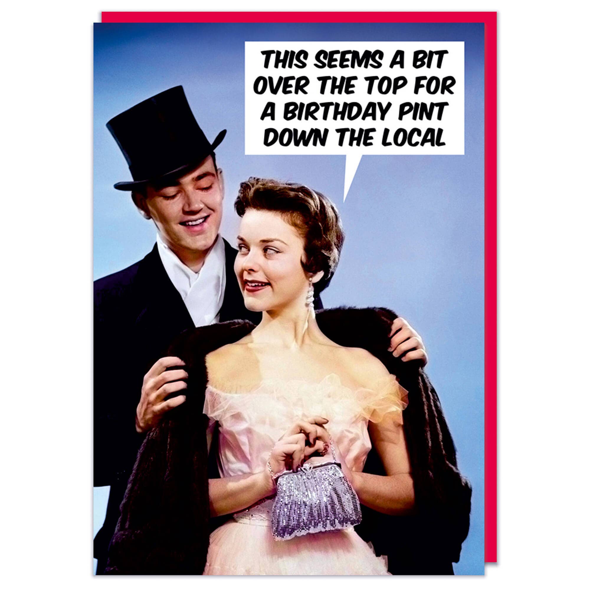 Dean Morris Cards – wholesale Birthday card – Birthday pint down the local Greeting Card2