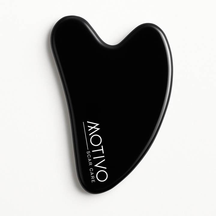 Gua Sha - Scar Massage Stone - Black Obsidian for wholesale by Motivo Scar Care