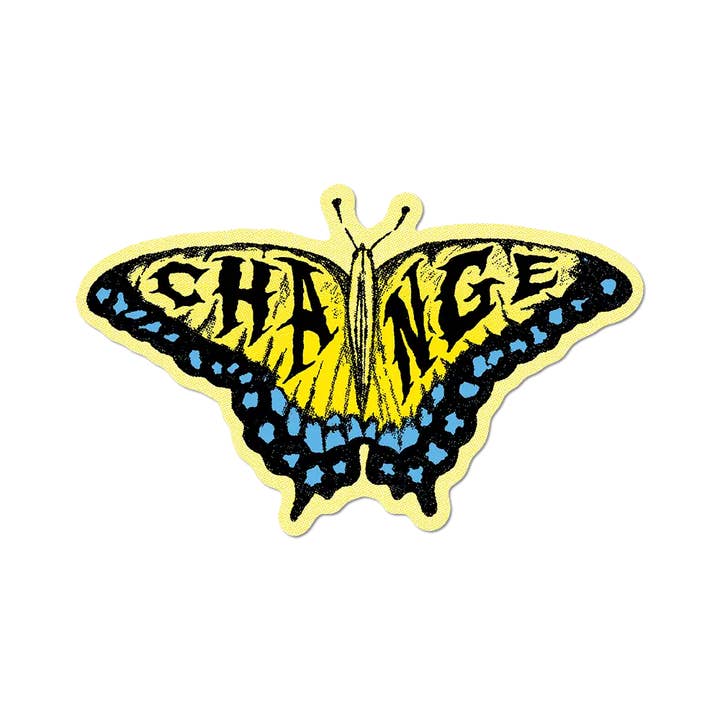 Cambia Farfalla di Apply - Adesivo Fustellato per la vendita all'ingrosso da parte di Apply Stickers