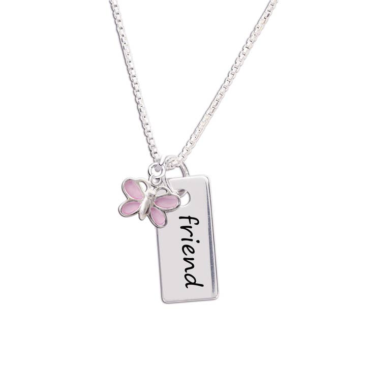 Sterling Silver Girls Friend Bar Necklace for Kid's BFF for wholesale by Cherished Moments