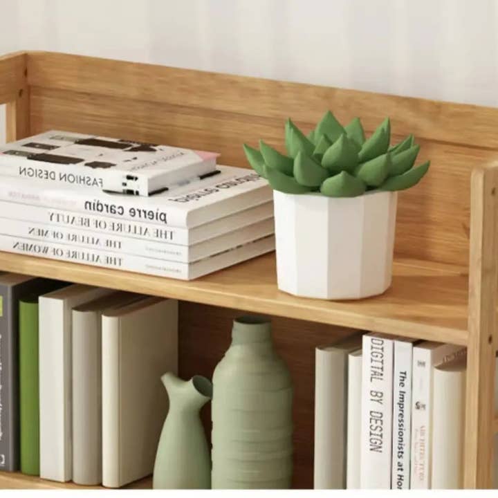 everythingbamboo - Wholesale Bookcase - Bamboo Bookshelf Bookcase Book Shelf Home Office Stylish Solid Storage Simple Natural BBC047