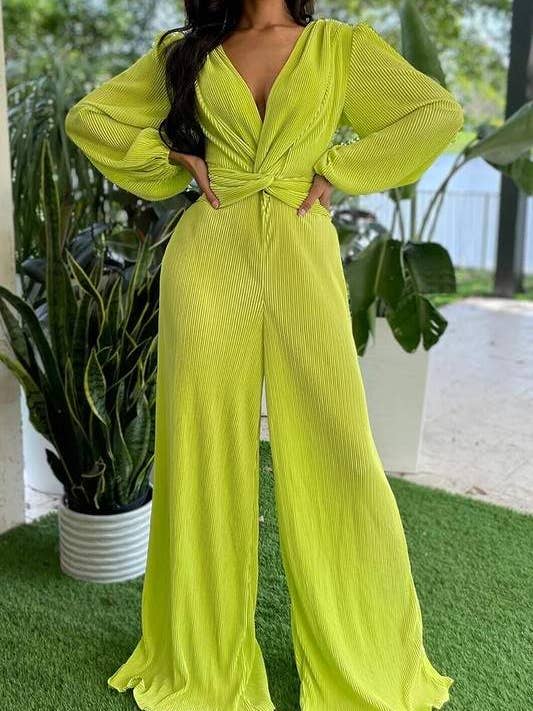 macacão elegante com pernas largas, roupa confortável para o dia a dia para mulheres por atacado de Fashion Combination