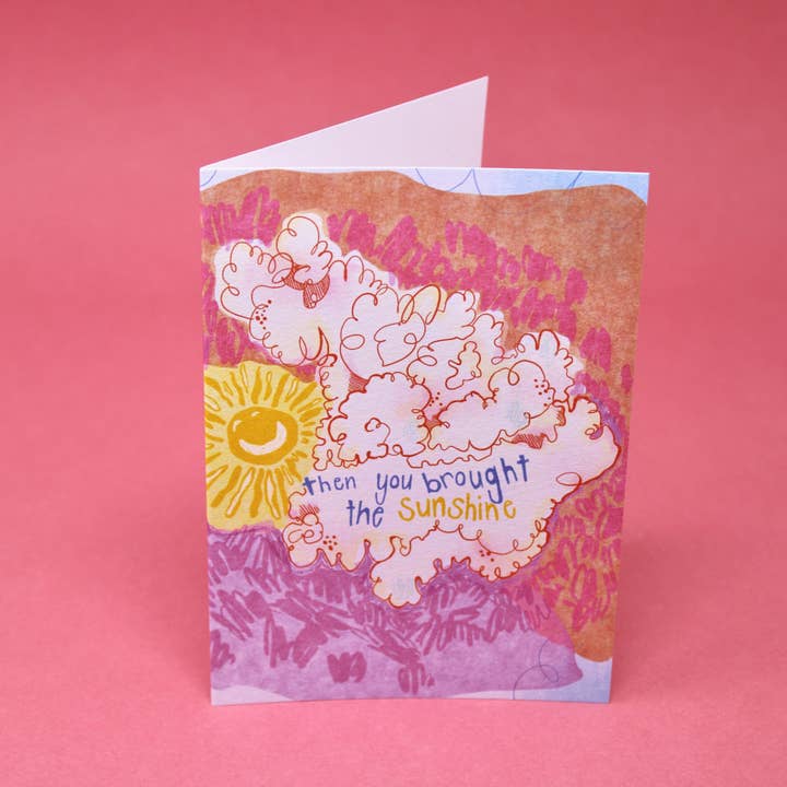 Ark Colour Design – Großhandel Grußkarten für den Alltag – Grußkarte „You Brought The Sunshine“1