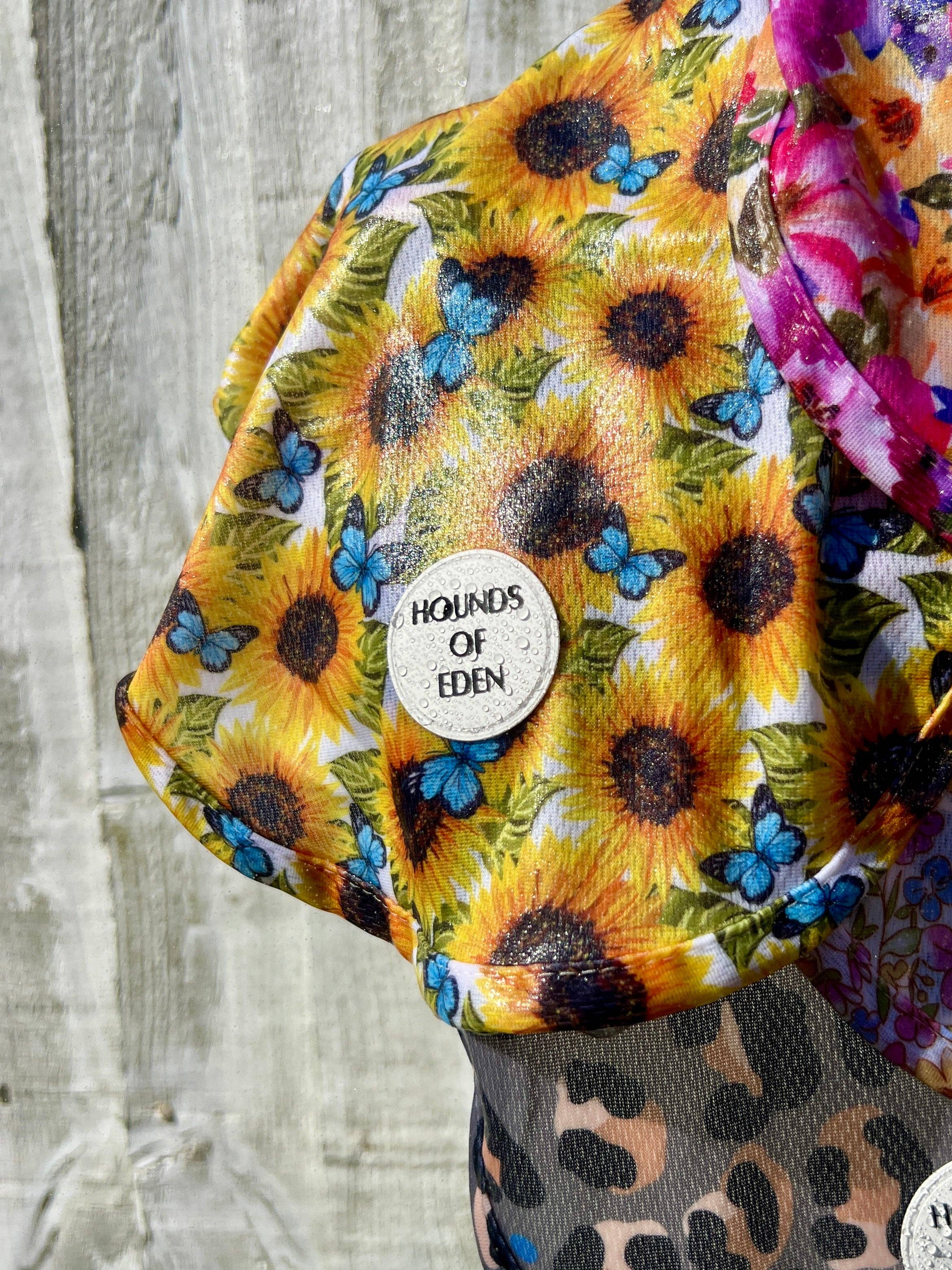 Hounds of Eden – wholesale Pet vest – Dog – Sunflower Flutter Dog Cooling Vest1