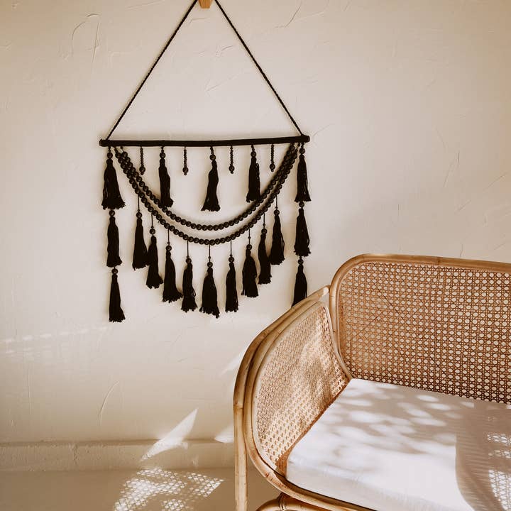 Village Thrive - Wholesale Tapestry/Textile - Ulu Tassel Wall Hanging2