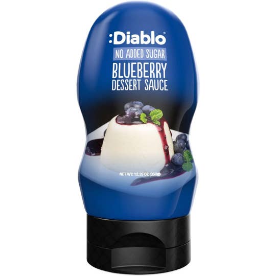 Diablo Blueberry Dessert Sauce Sugar Free 360g for wholesale by PURE MART