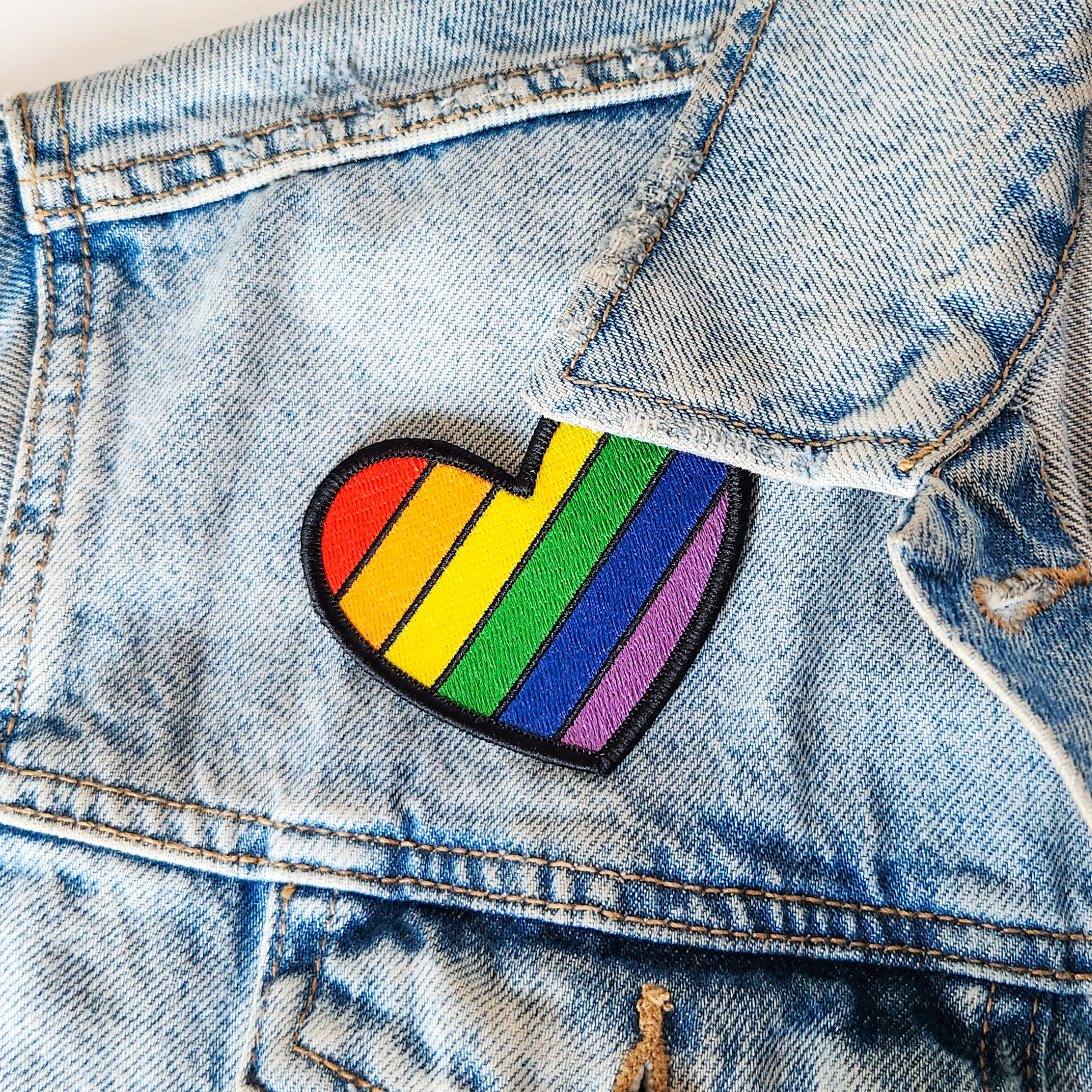 Little Rainbow Paper Co – Emblema por atacado – Patch do Orgulho Rainbow1