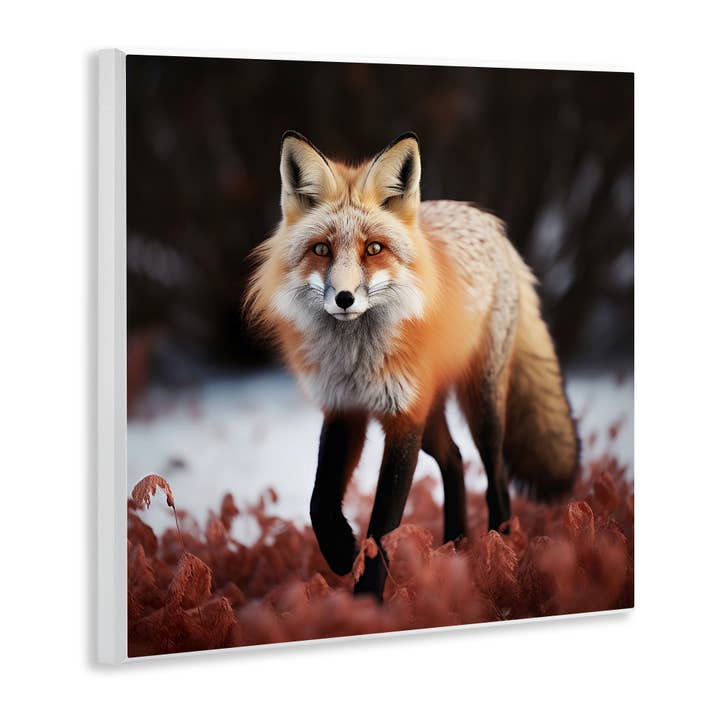Stupell Industries - Wholesale Wall Sign - Fox Cub in Nature - Unframed Wall Art3