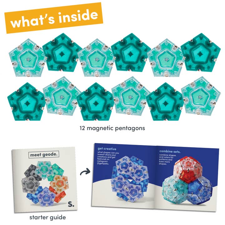 Speks - Wholesale Fidget Toy - Kids - Geode Assorted Case Pack10