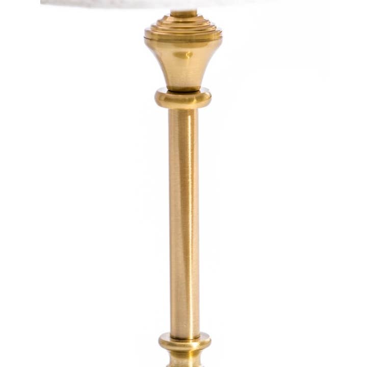 McGowan & Rutherford Ltd - Wholesale Accent/Desk Lamp - Classic Brass Rechargeable Table Lamp w/ Cylinder2