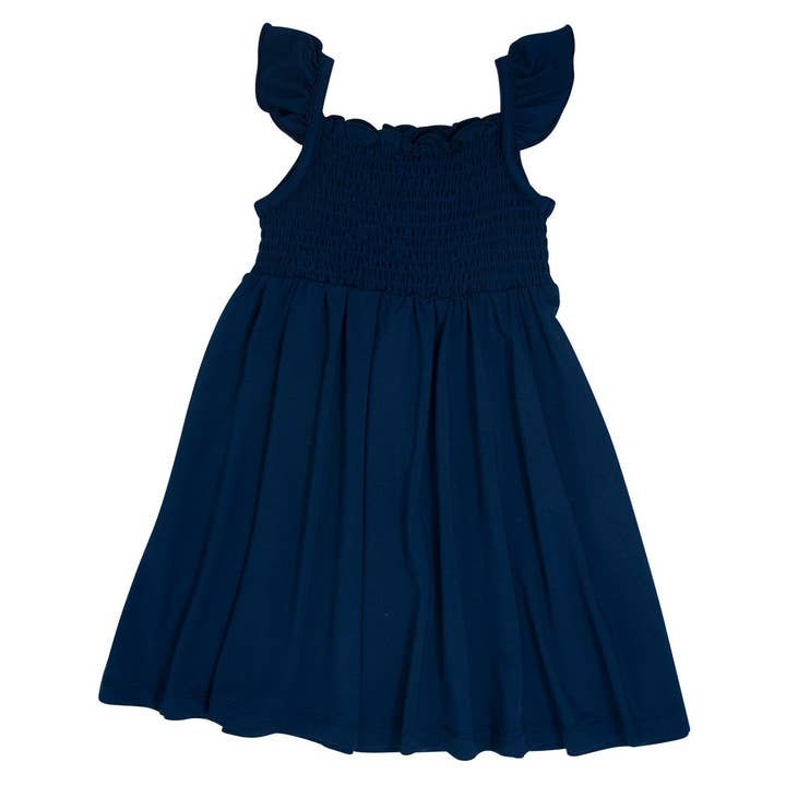 Vestido vintage de Sammy - Azul marino clásico para venta al por mayor de Sweet Bamboo