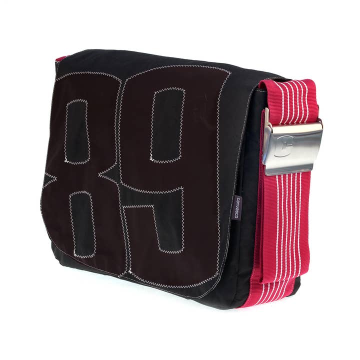 BAG L, Canvas Collection, raspberry, black for wholesale by Canvasco GmbH